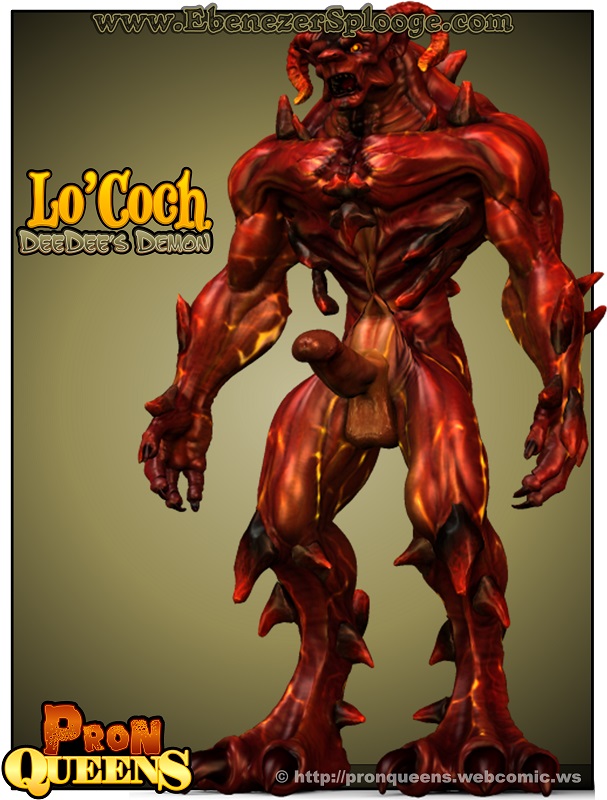 Ebenezer Splooge Â» Lo'Coch demon prince with a monster hentai cock.